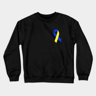 This Down Syndrome Support Ribbon - Side Crewneck Sweatshirt